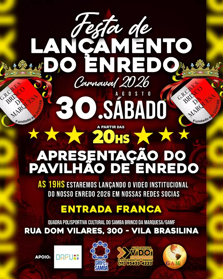 BRINCO DA MARQUESA LANÇA ENREDO COM FESTA DIA (30)